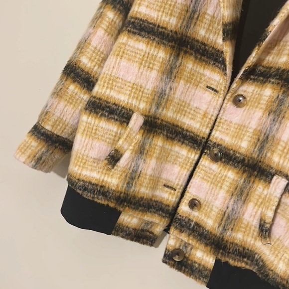 $269 For Love & Lemons X Revolve Rachel Plaid Jacket Coat women size XS - Picture 10 of 12